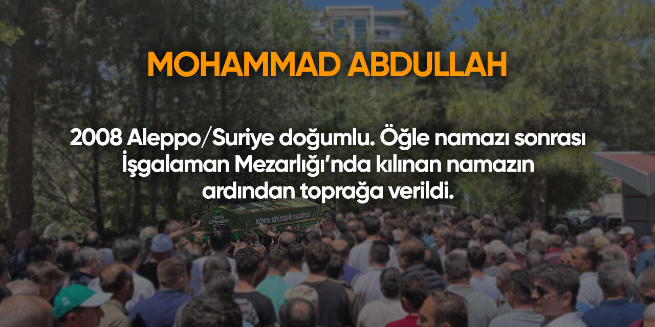 Konya'da bugün vefat edenler | 27 Haziran 2026 8